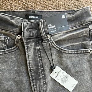 Express women’s supersoft Boot High Rise jeans